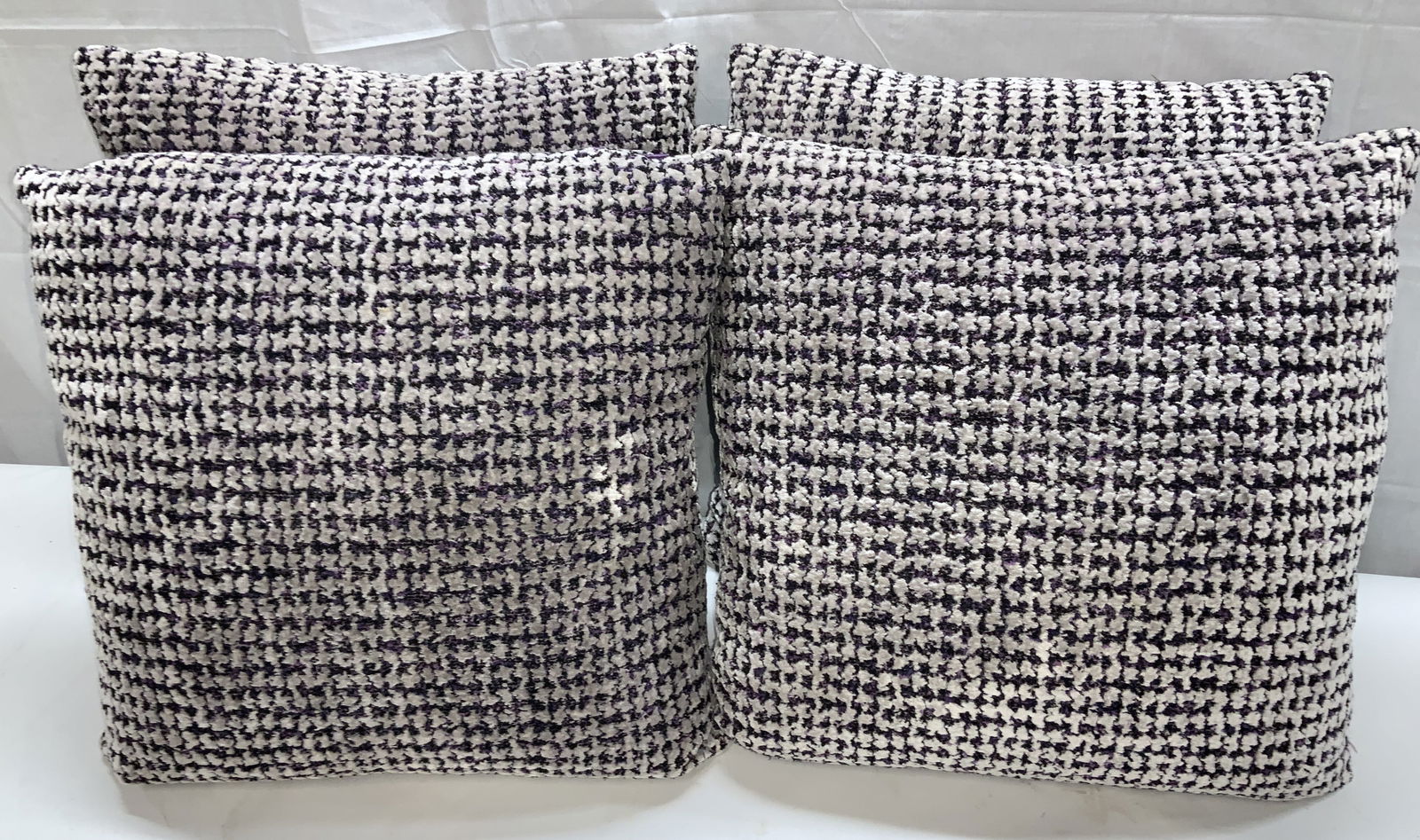 Set 4 Custom Velour Down Feather Pillows (1 of 8)