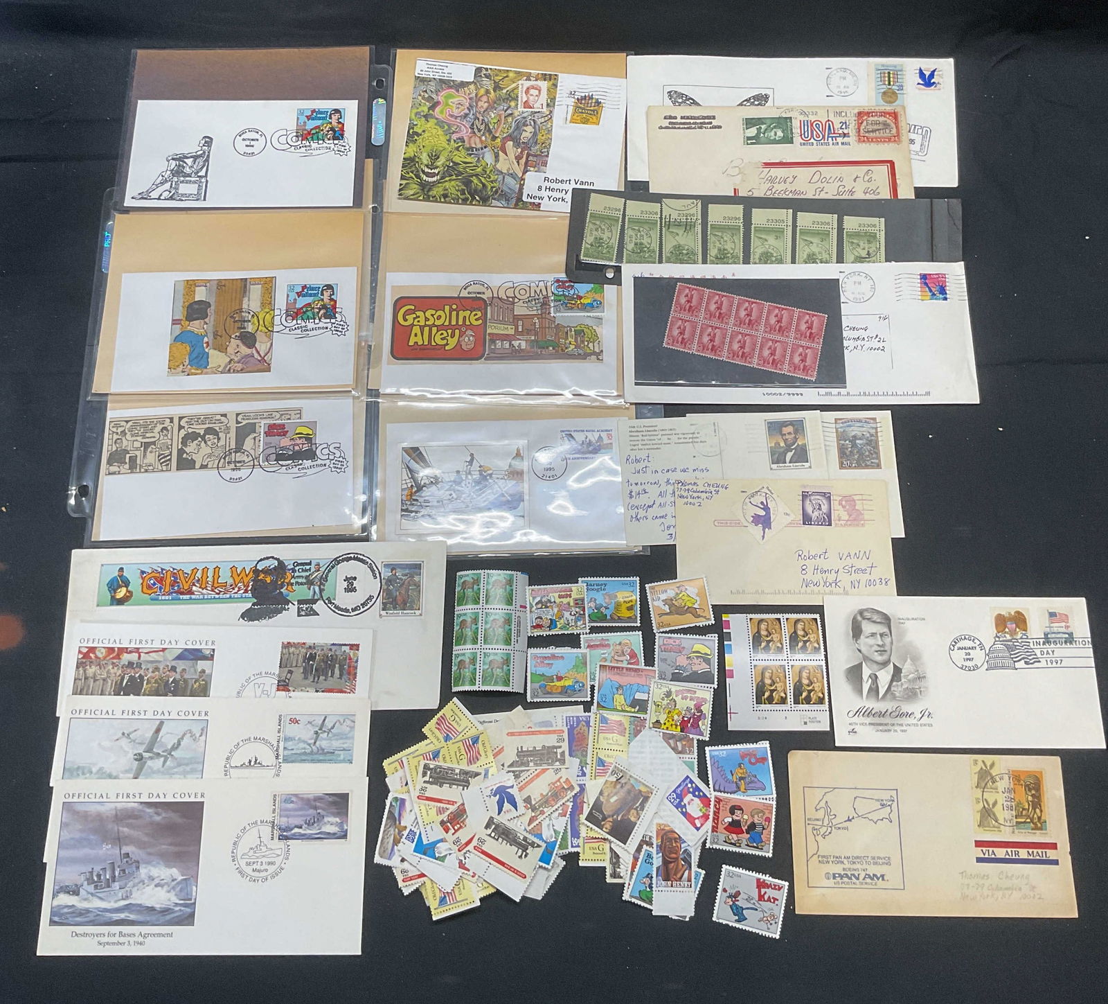 Group Lot First Issue Comic & More Stamps (1 of 14)