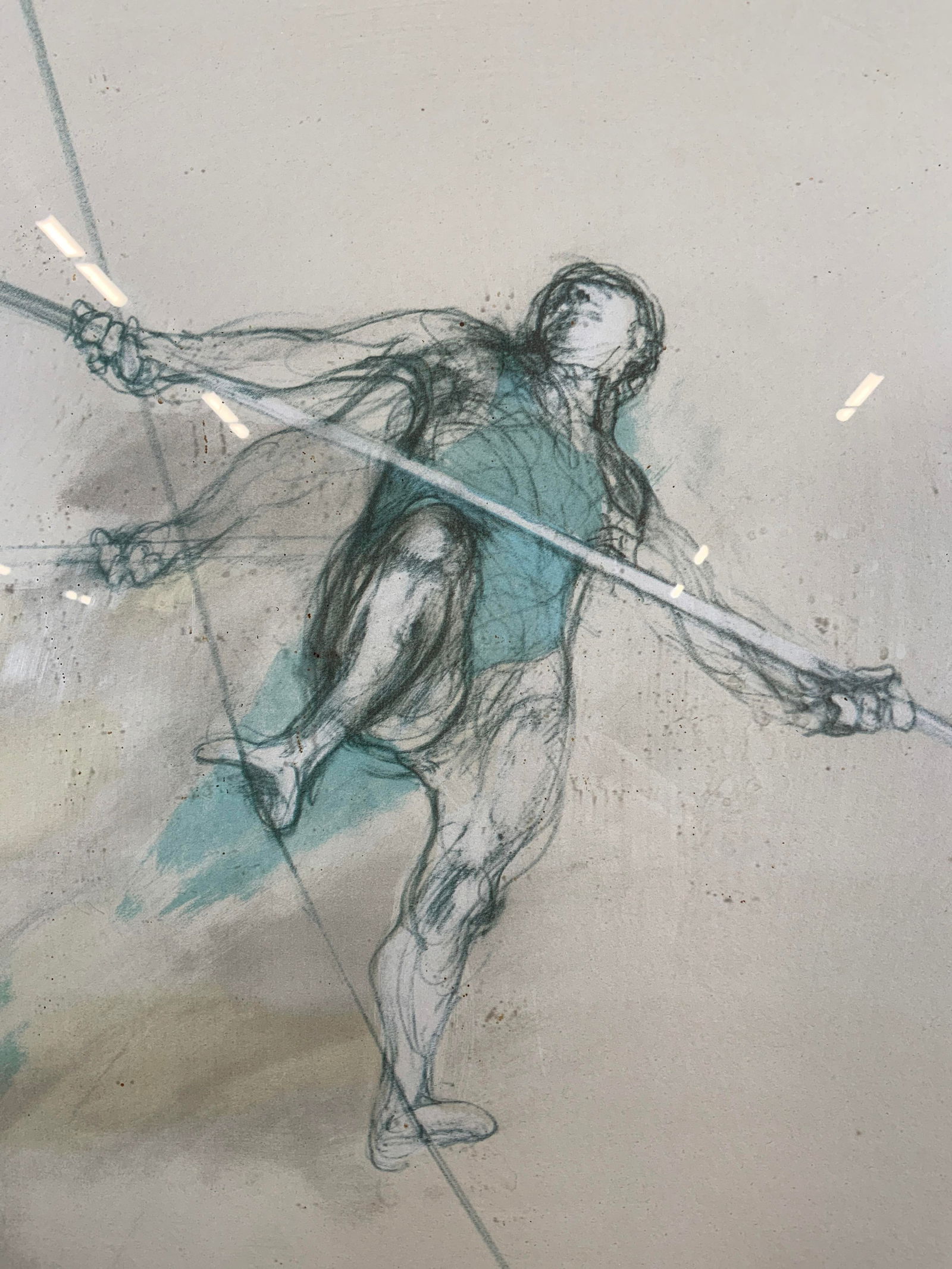 Signed Ltd Ed Tight Rope Acrobat Lithograph (1 of 11)