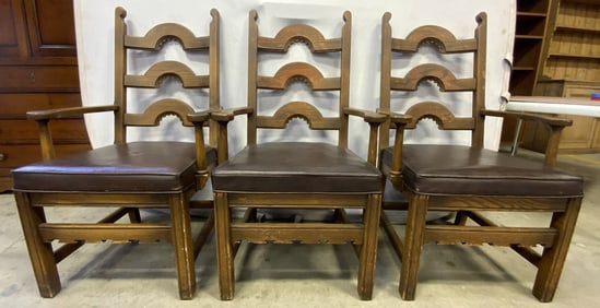 CONANT BALL Set 3 Dining Chairs