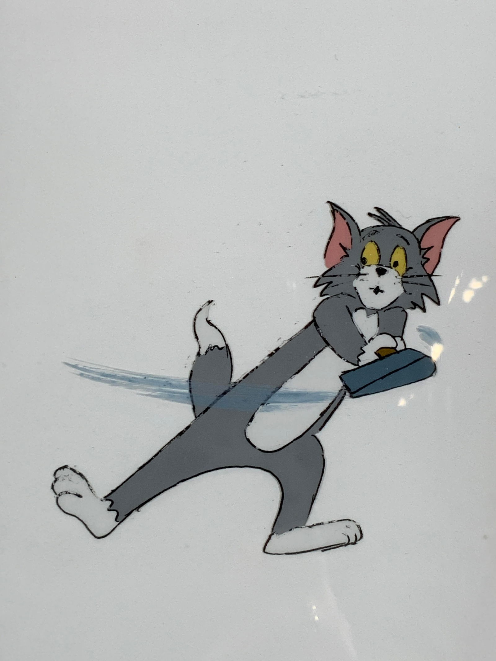 Tom & Jerry Animation Cel. Tom Swinging an Axe (1 of 8)