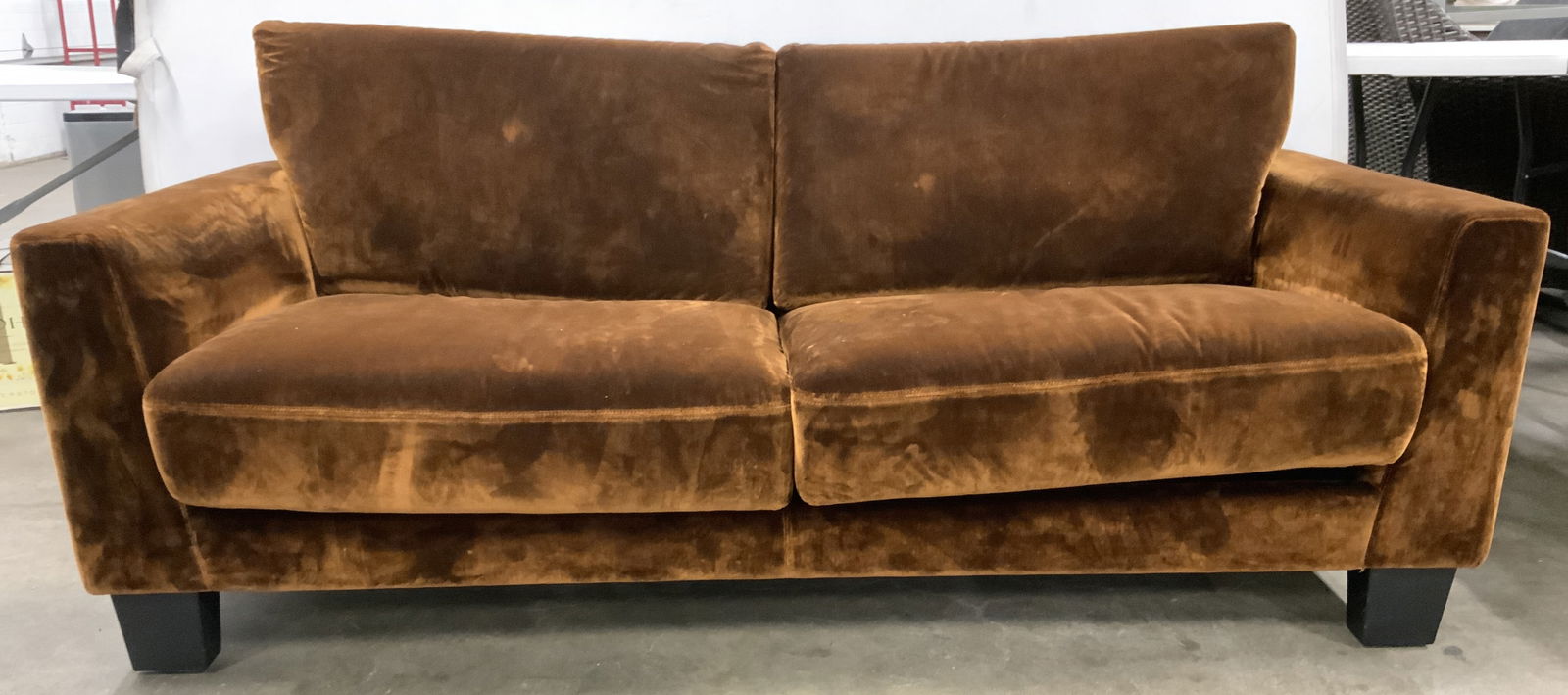 WITTMANN Uph Loveseat Sofa Brown AUSTRIA (1 of 9)