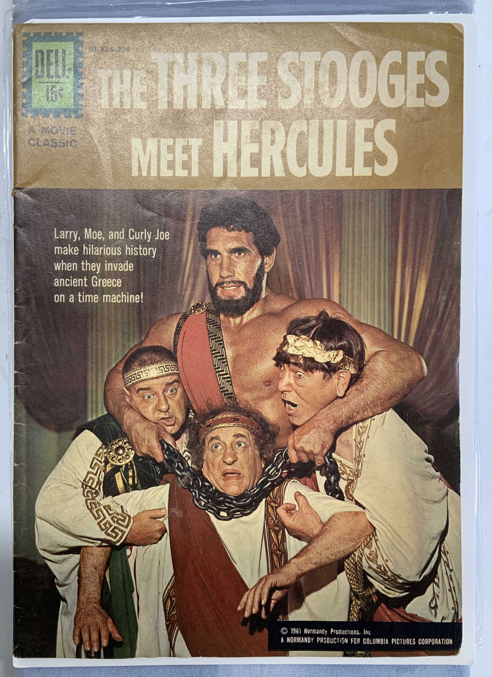 Three Stooges Meet Hercules, Dell Comic, 1962 (1 of 8)