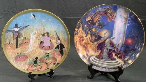 Decorative Vintage Fantasy & Halloween Wall plates