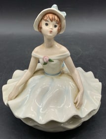 GOEBEL HULDAH W. German Female Figural Box 1959