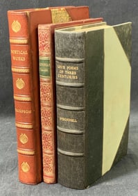 3 Vintage & Antique Poetry Books 1861-1938