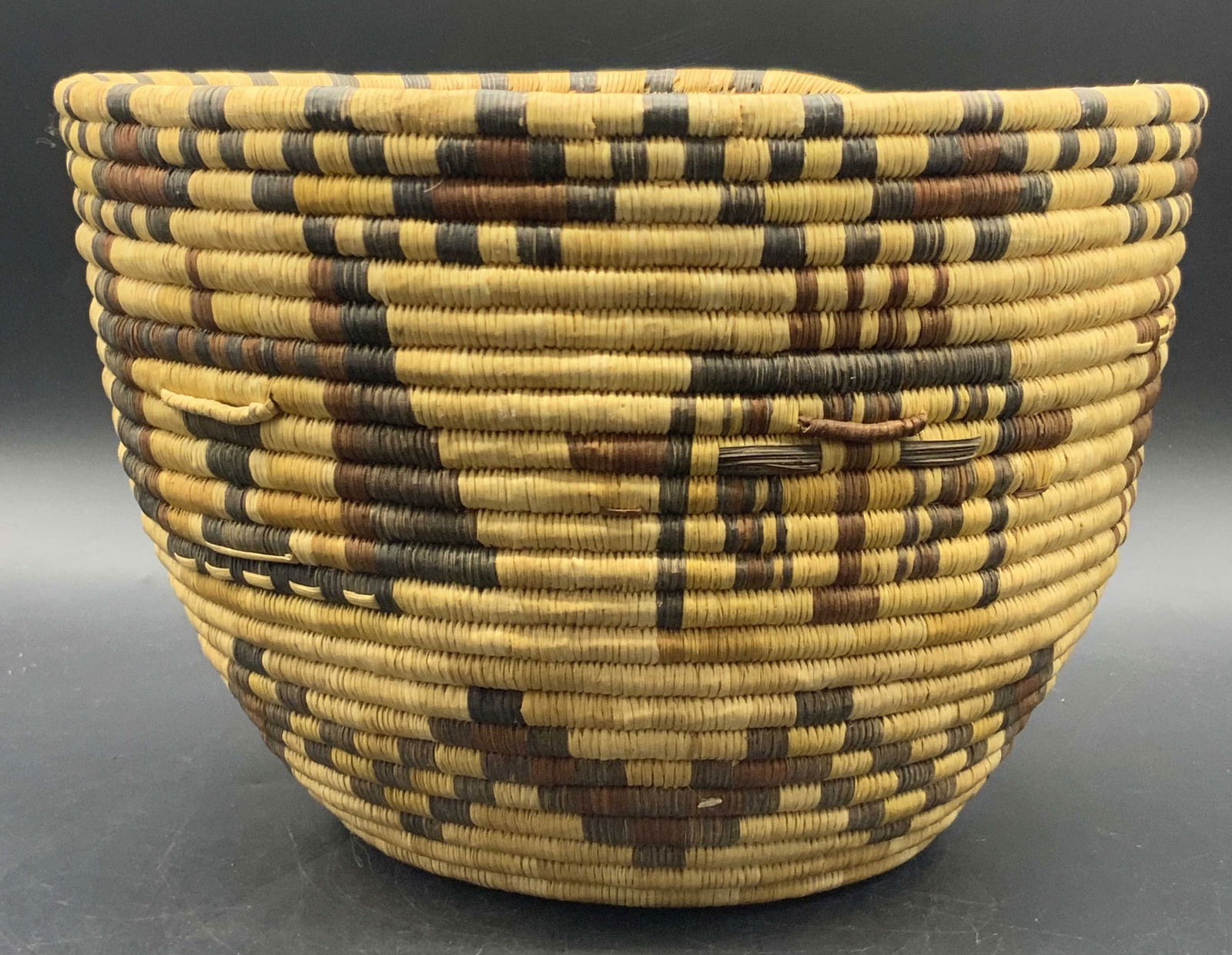 Native American Hand Woven Coil Basket (1 of 7)