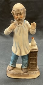 Vintage Hand Painted Porcelain Dentist Figural