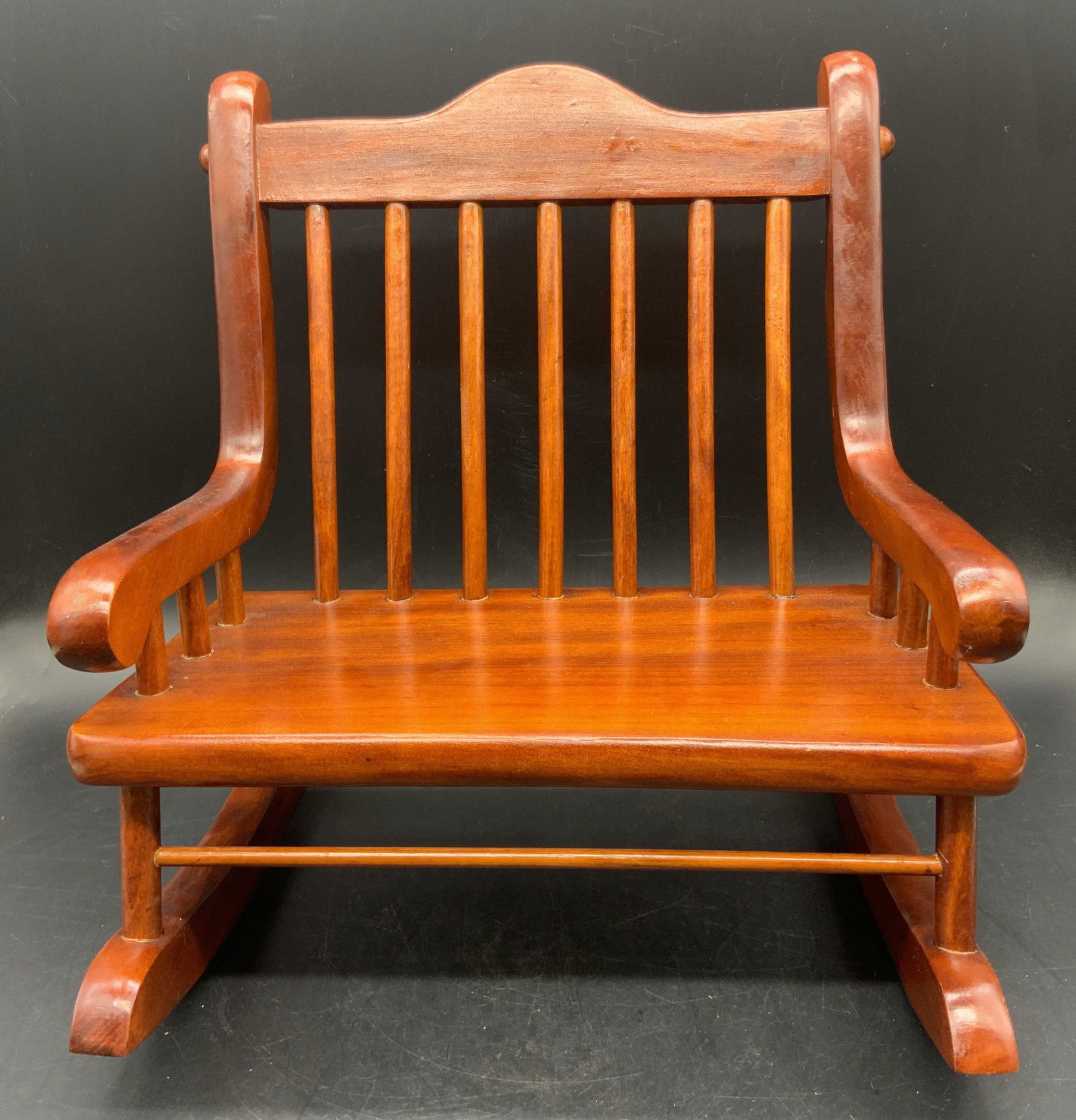 Salesman Sample / Doll Rocking Chair Bench (1 of 6)
