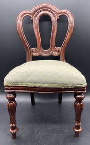 Salesman Sample / Doll Furniture Upholstered Chair