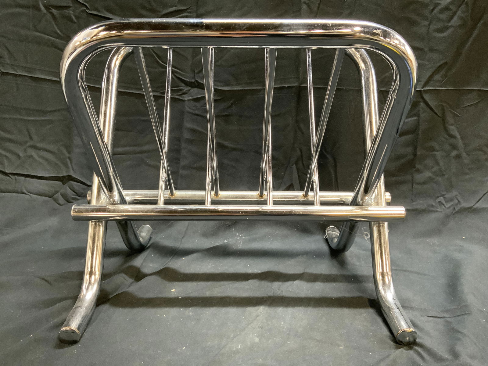 MCM Tubular Chrome Magazine Rack (1 of 6)