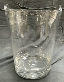 Art Glass Ice Bucket W Handles