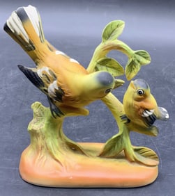 WALES Vintage Ceramic Gold Finch Figural, Japan