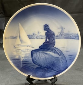 Royal Copenhagen Porcelain Mermaid Plate