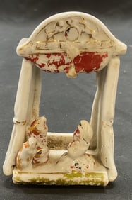 Vintage Porcelain Puppet Theater Figural