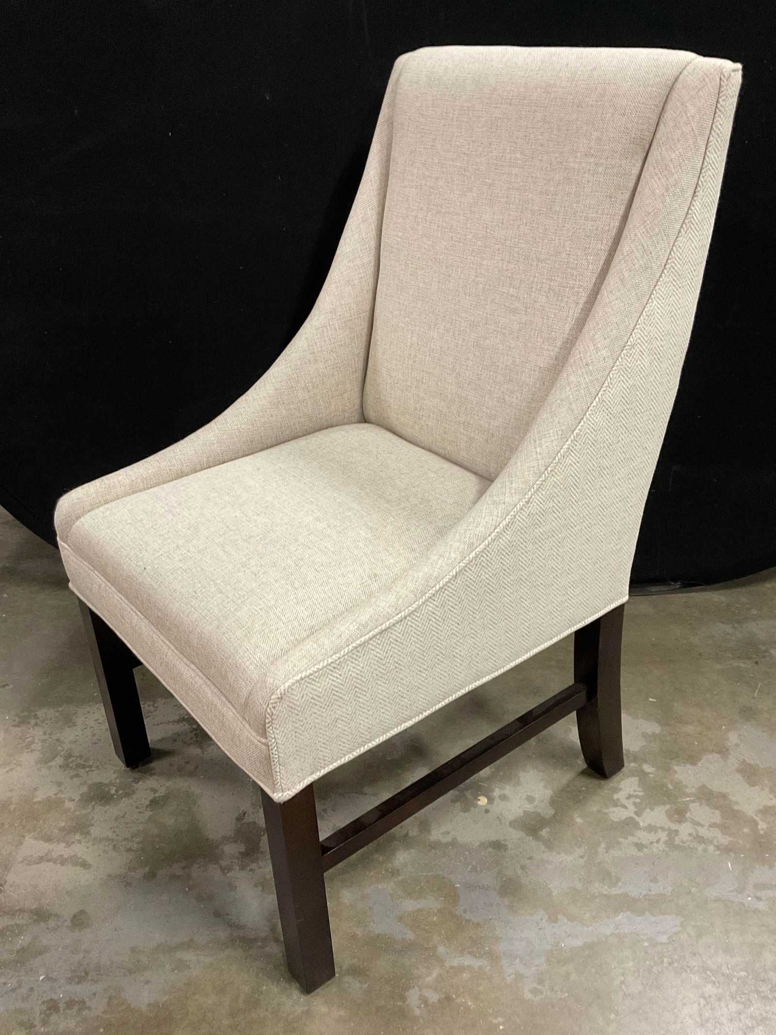 Light Gray Upholstered Chair (1 of 8)