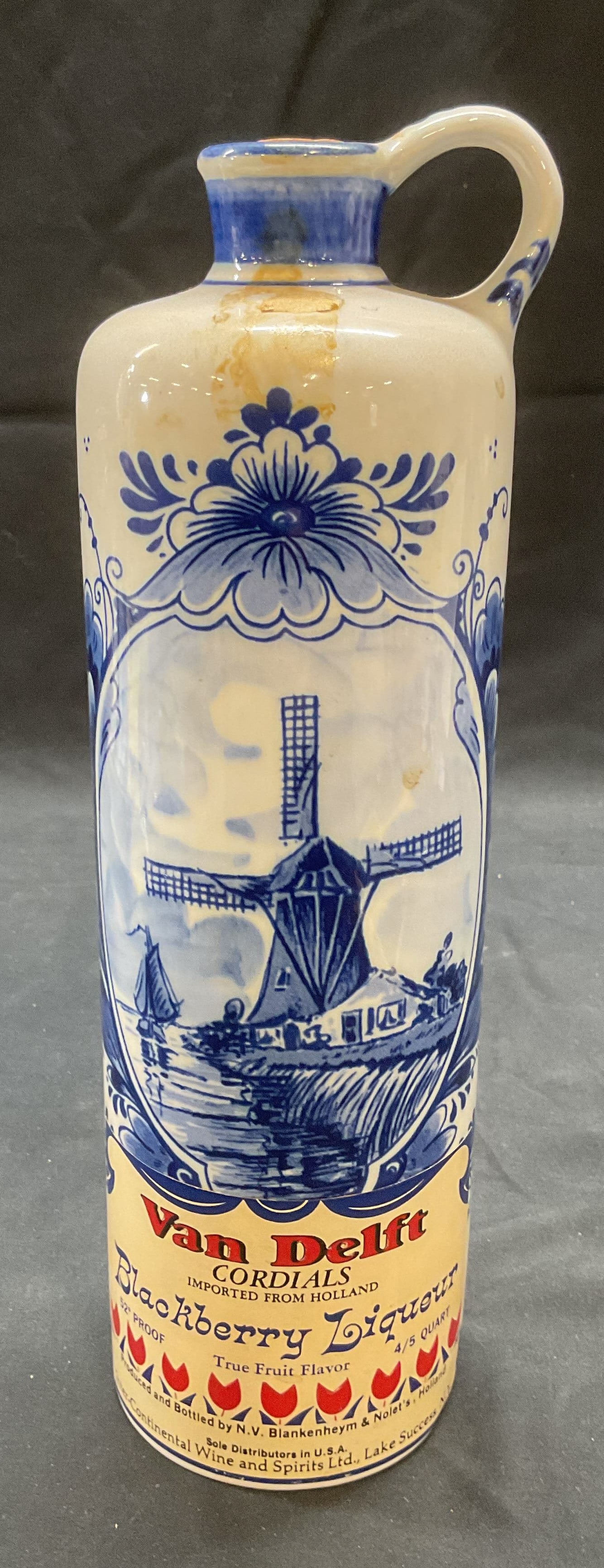 Delft Blue Ceramic Van Delft Jug, Holland (1 of 6)