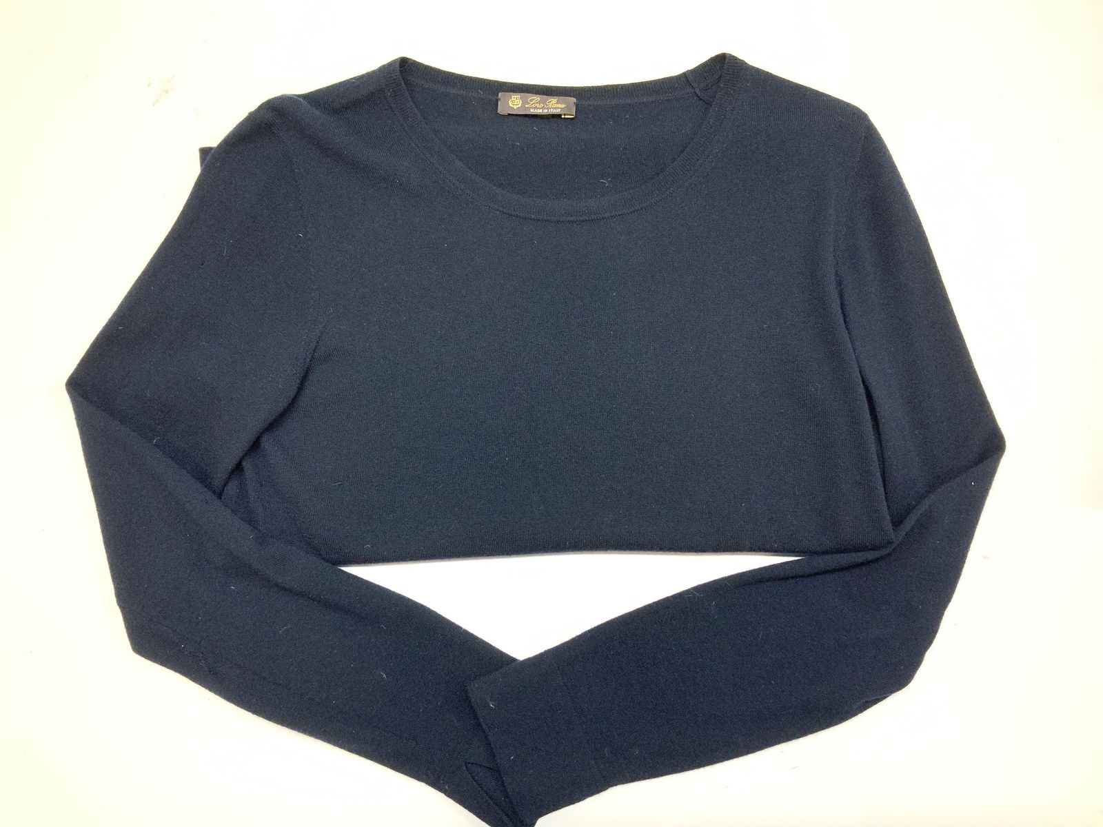 Loro Piana Navy Cashmere Sweater, Italy (1 of 9)