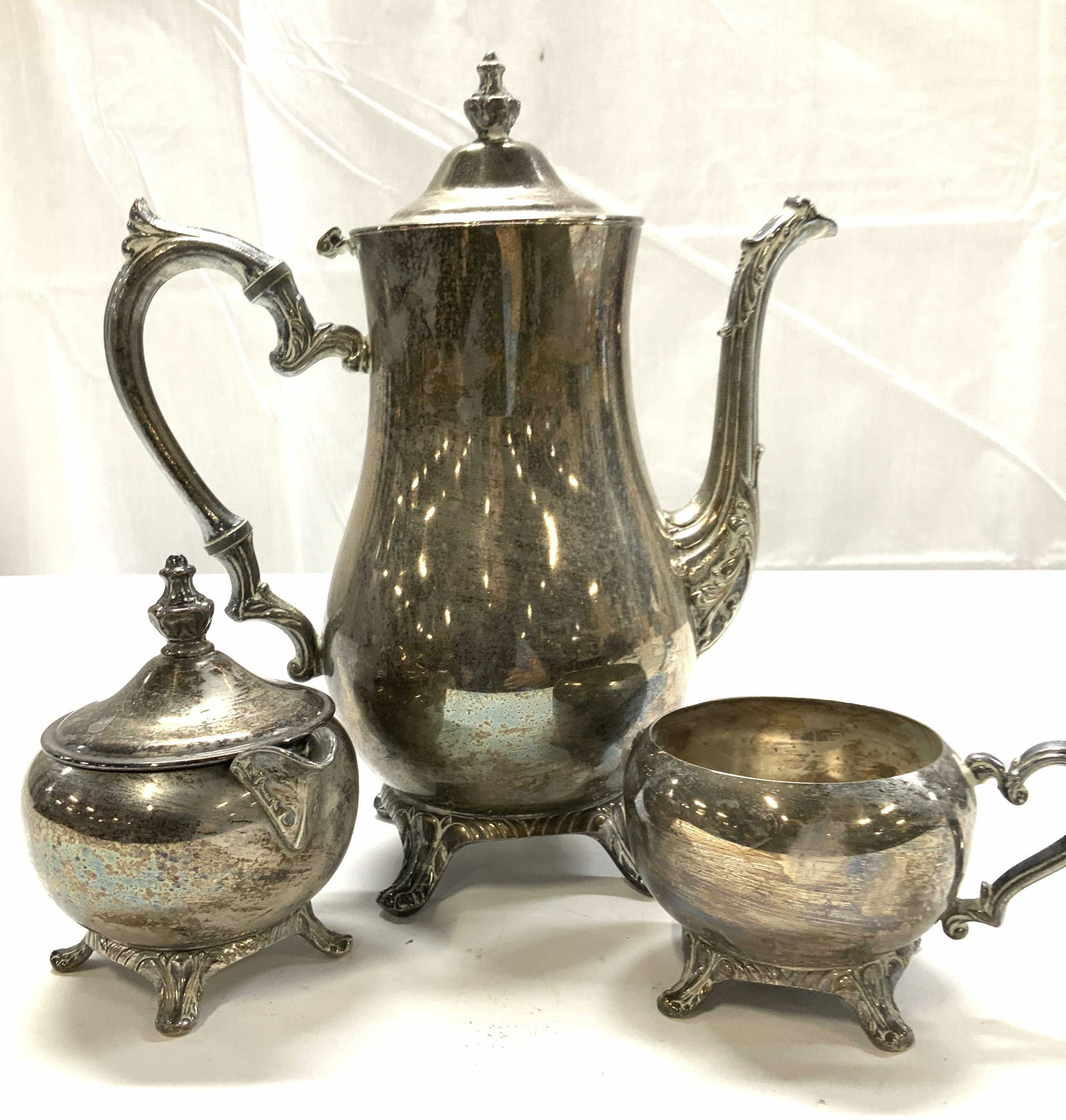 International Silver Co Silver Pl Coffee Set, 3 (1 of 7)