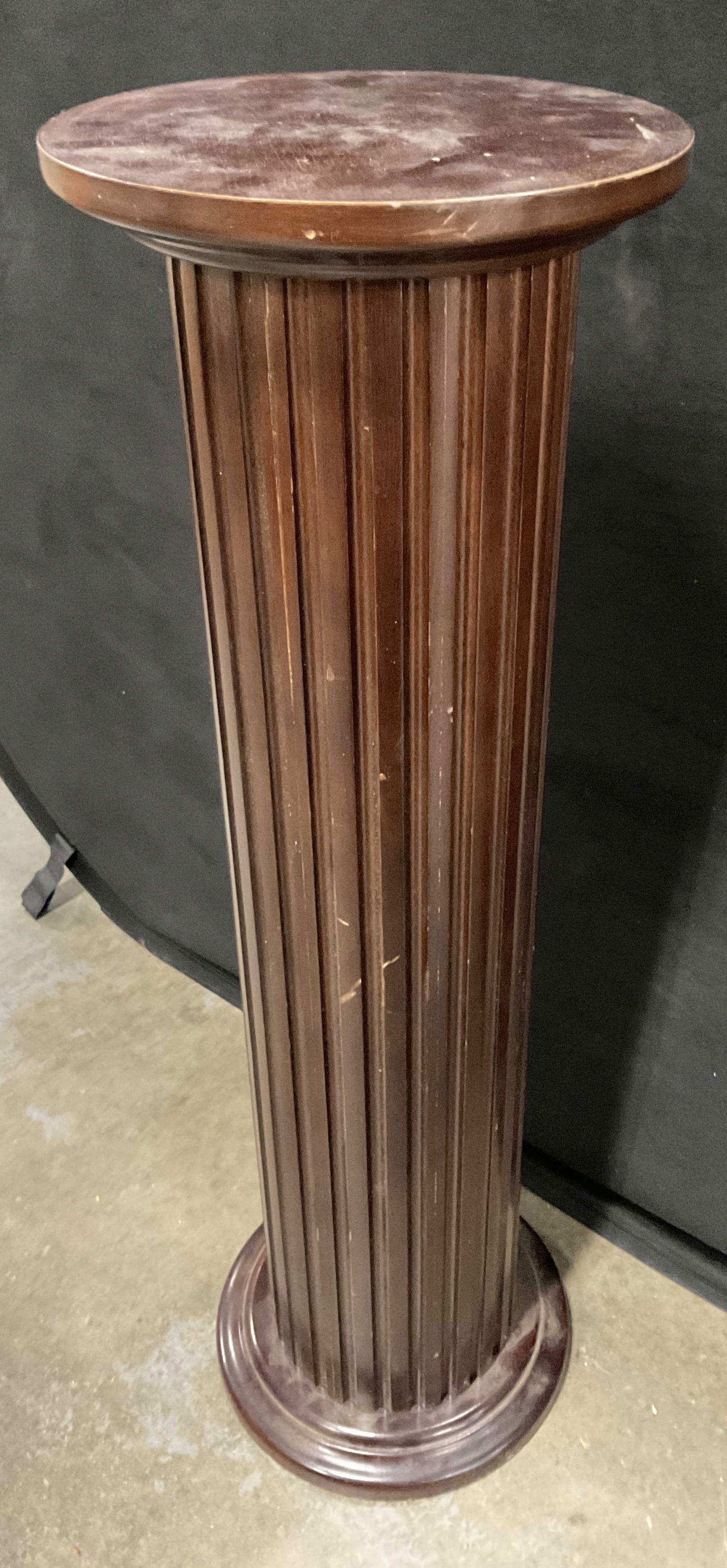Vintage Wooden Pedestal Column (1 of 8)