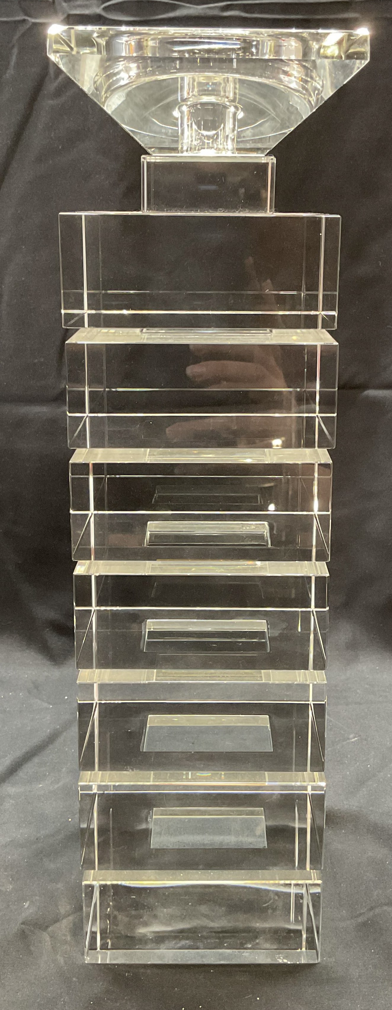 Tizo Illusion Crystal Pillar Candle Holder (1 of 7)