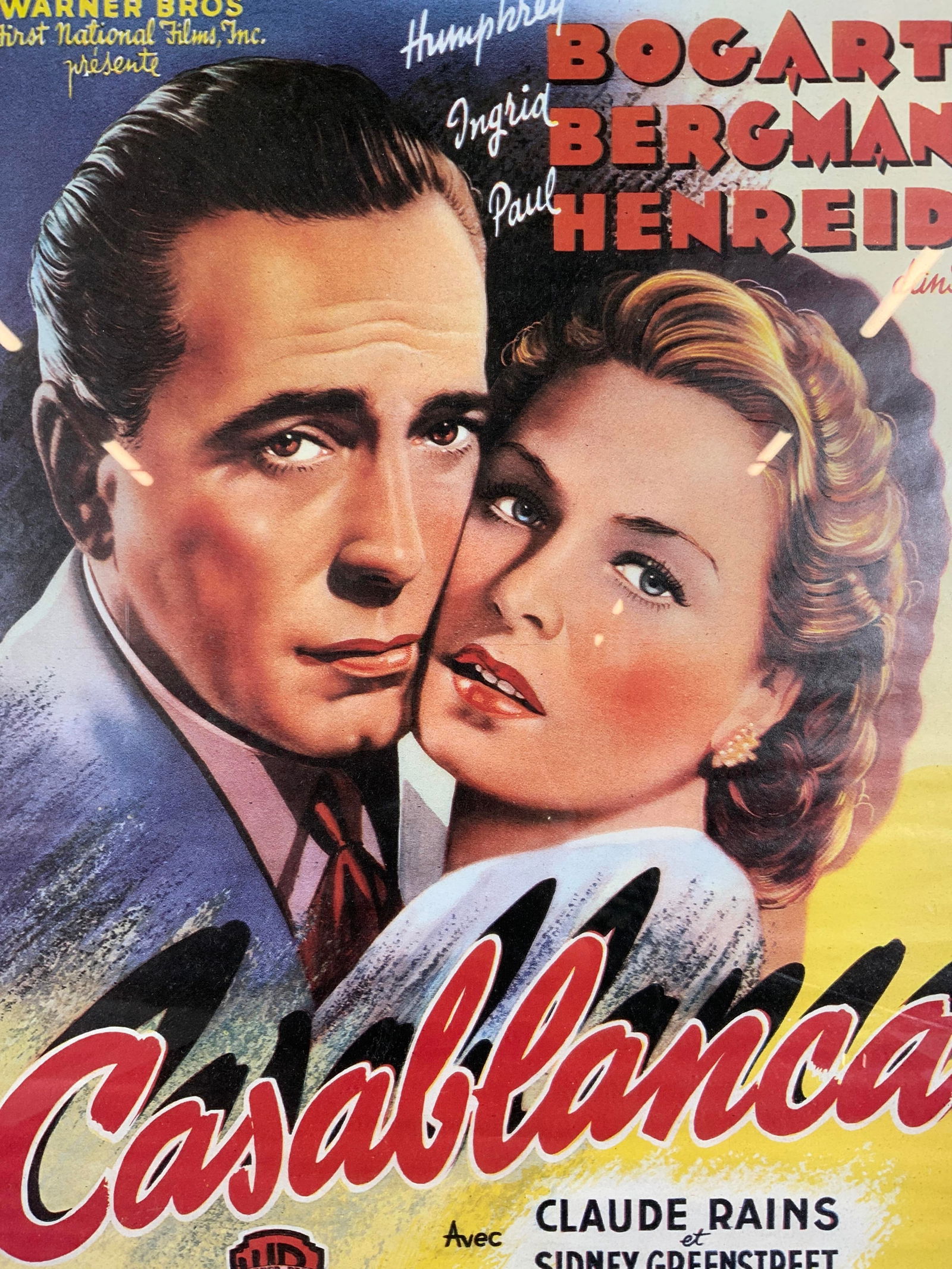 Casablanca Humphrey Bogart Ingrid Bergman Litho (1 of 10)