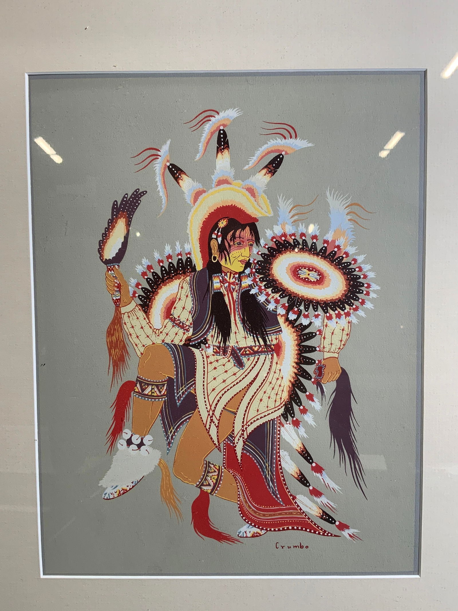 Woodrow Woody Crumbo Dog Soldier Serigraph (1 of 10)