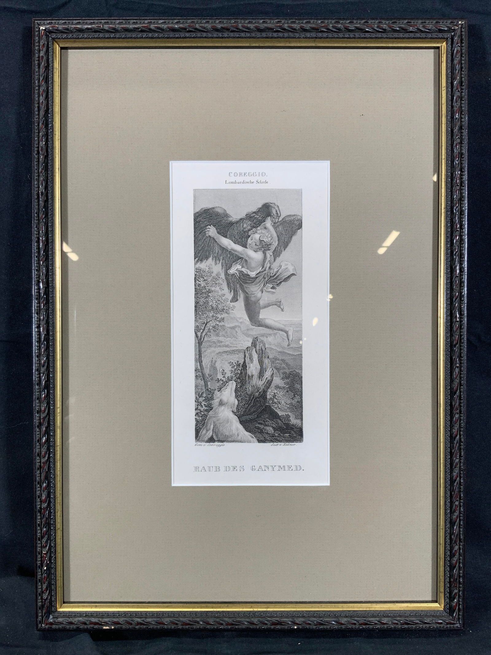 Raub Des Ganymed Franz Eisner Copper Engraving (1 of 9)