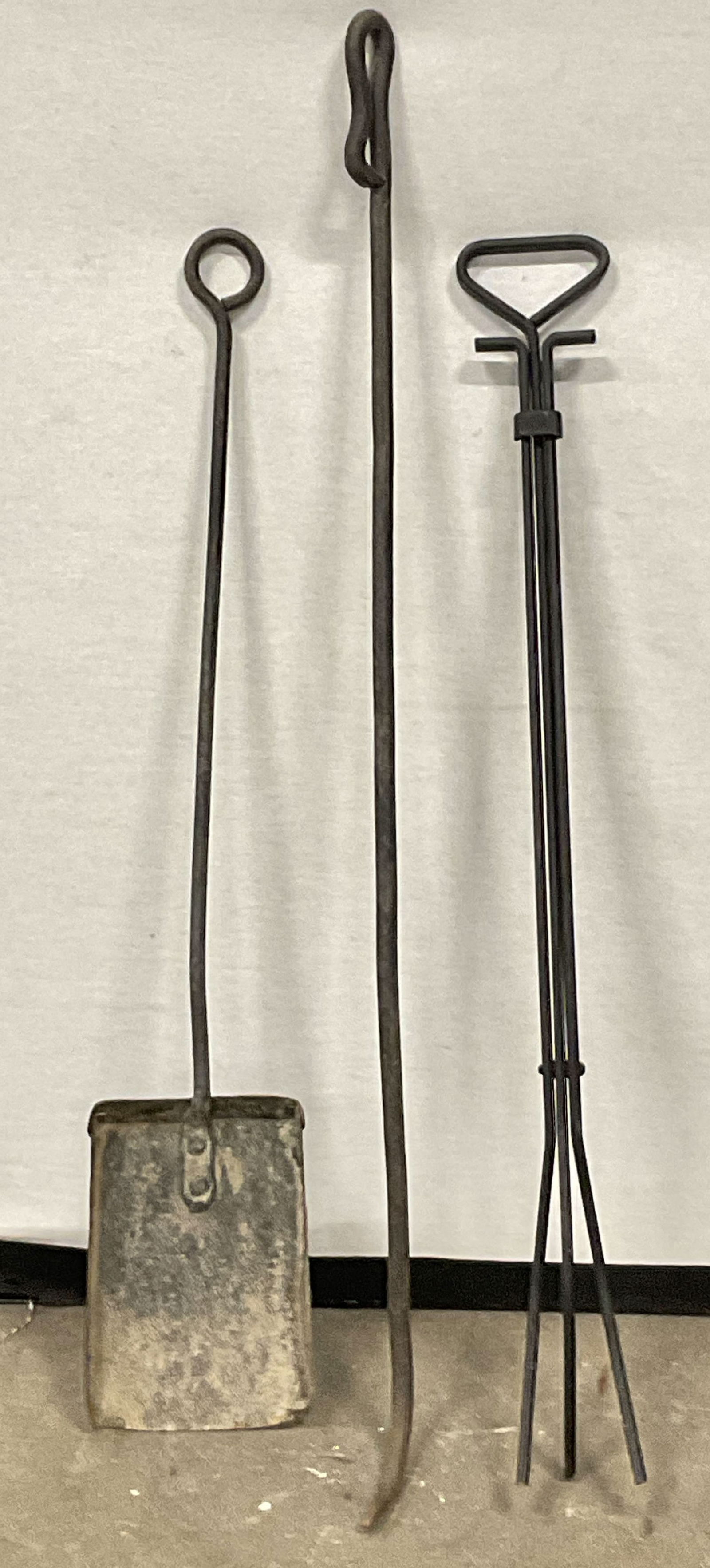 Lot 3 Vintage Iron Fireplace Tools (1 of 6)
