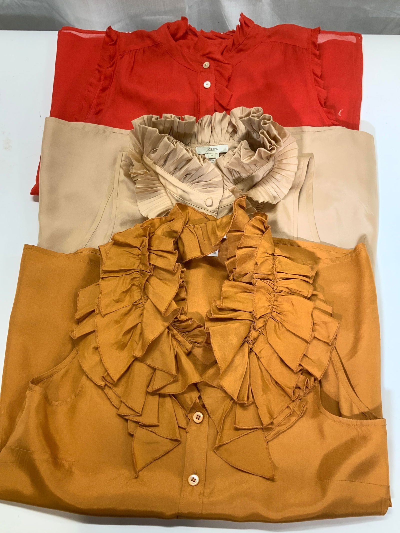 3 J. Crew Silk Sleeveless Blouses (1 of 7)