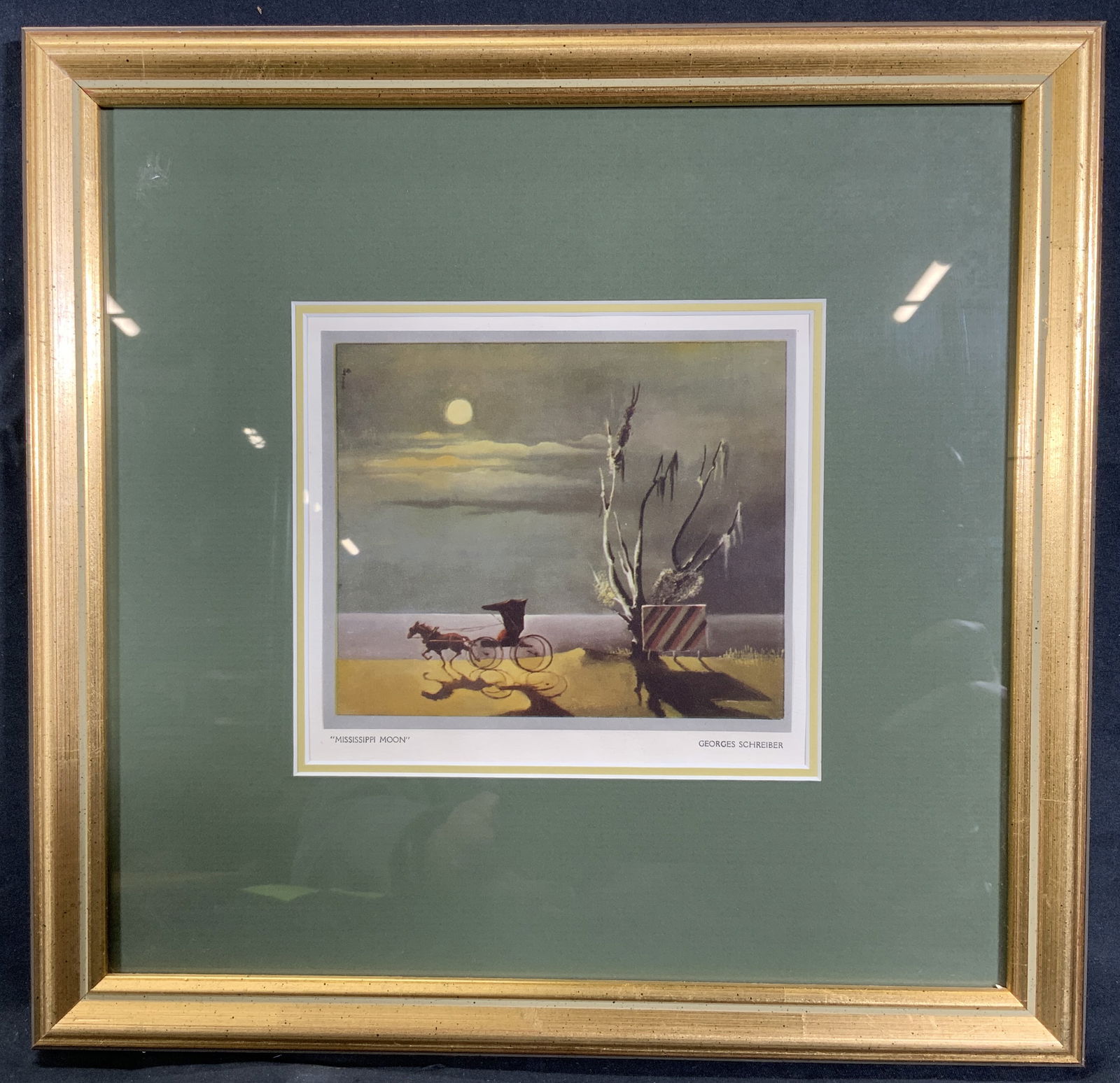 Mississippi Moon Georges Schreiber Lithograph (1 of 9)