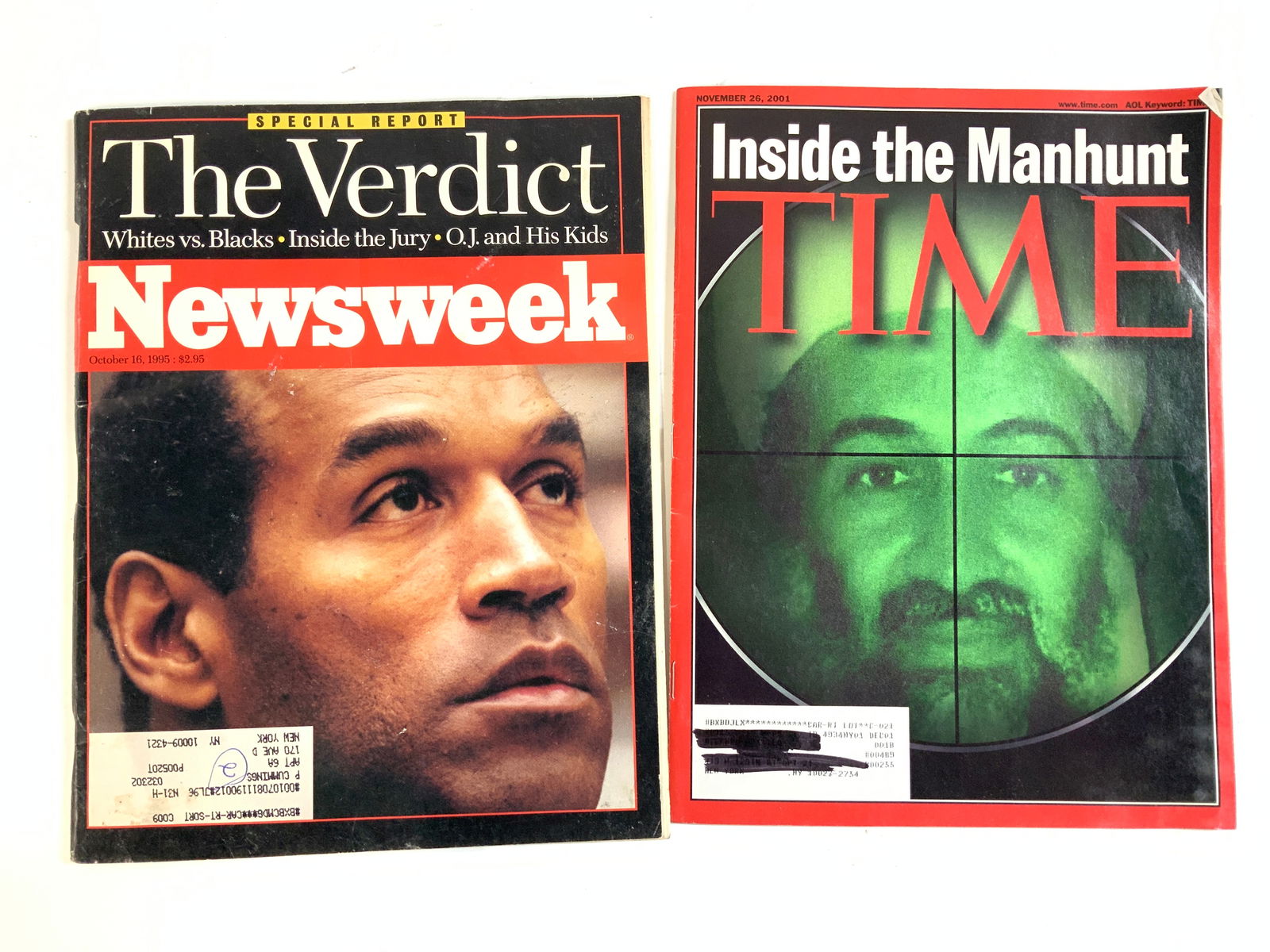 2 TIME & NEWSWEEK Collect Pop Culture Magazines (1 of 9)