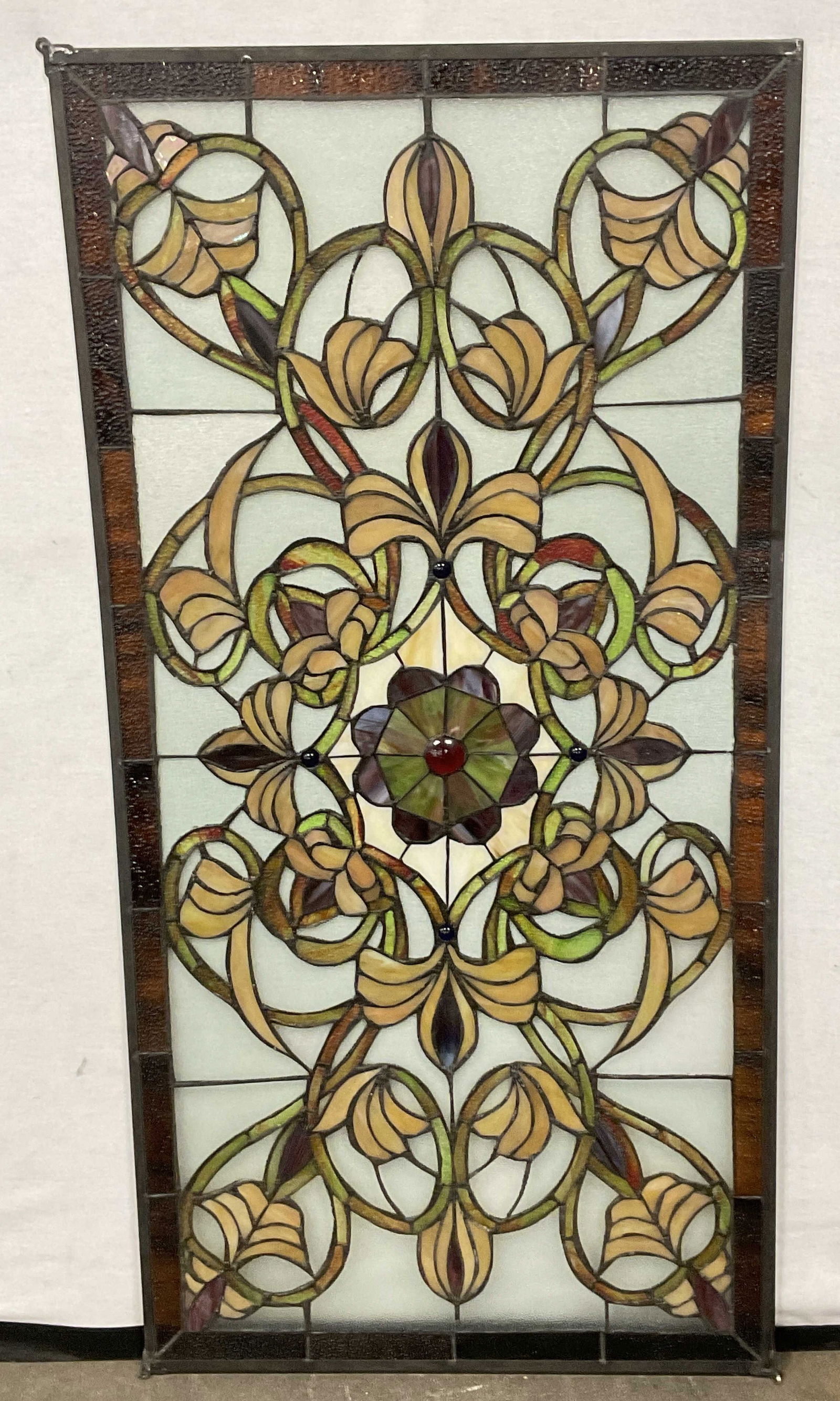 Vintage Stained Glass Sun Catcher / Window Panel (1 of 8)