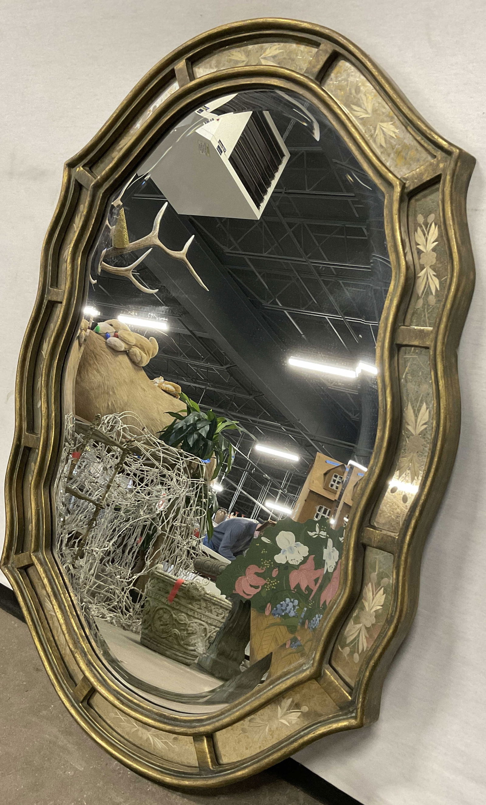 UTTERMOST Venetian Style Gilt Wood Wall Mirror (1 of 9)