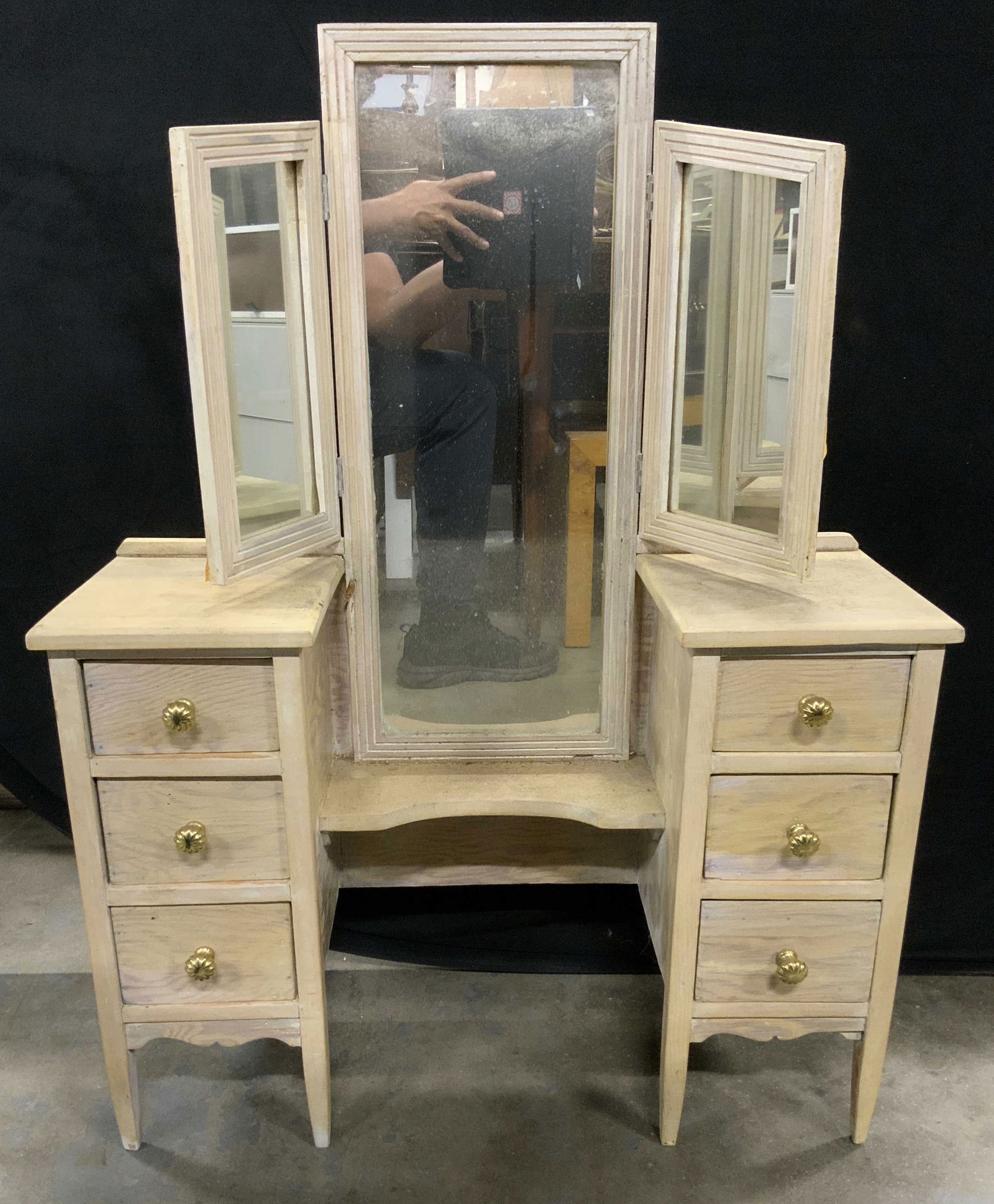 Vintage Miniature Wooden Bedroom Vanity (1 of 7)