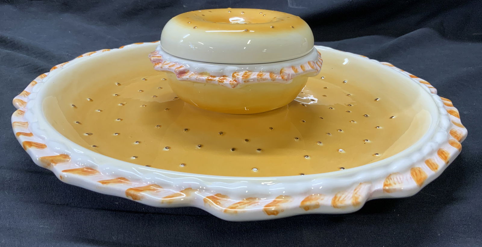 WORLD BAZAARS INC Porc Bagel Chip & Dip Tray (1 of 8)