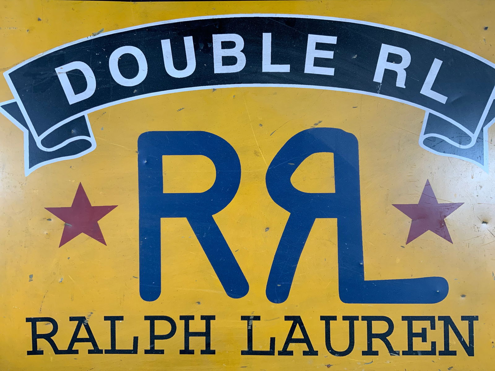Vntg Double RRL Ralph Lauren Metal Sign (1 of 15)