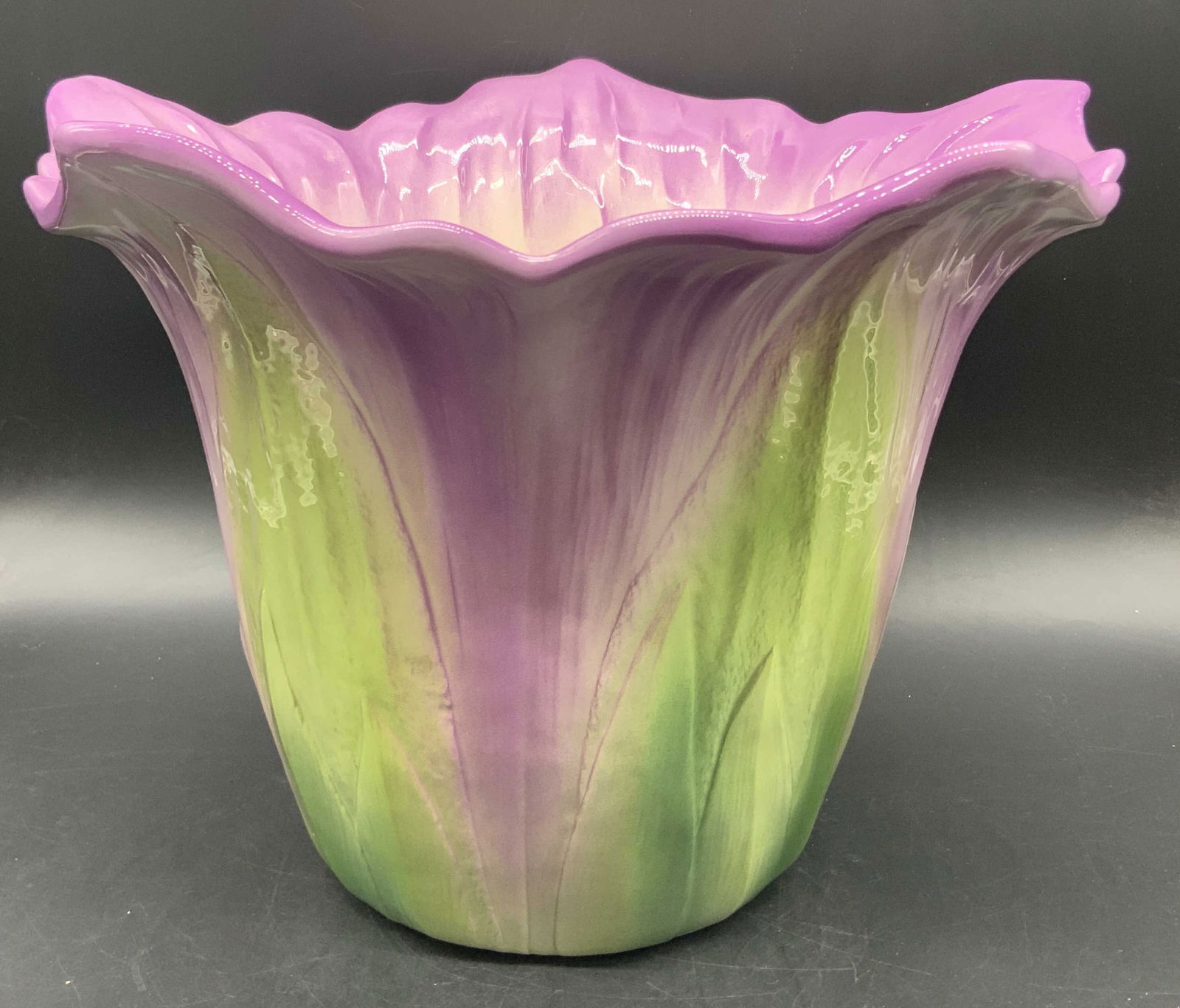 THE SHAFFORD COMPANY Ceramic Floral Vessel, Italy (1 of 7)