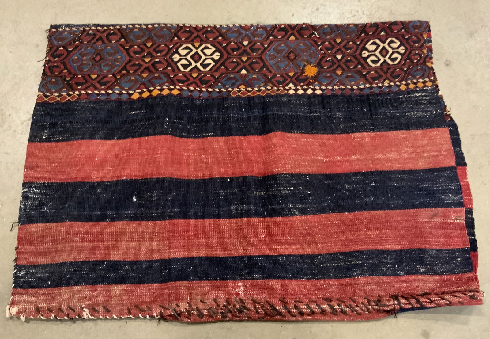 Vintage Handmade Accent Rug / Pillow Case (1 of 7)