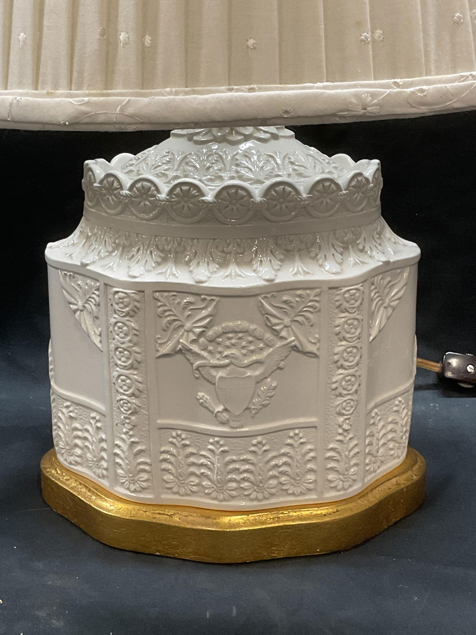 Antique Ceramic Sugar Box Table Lamp (1 of 9)