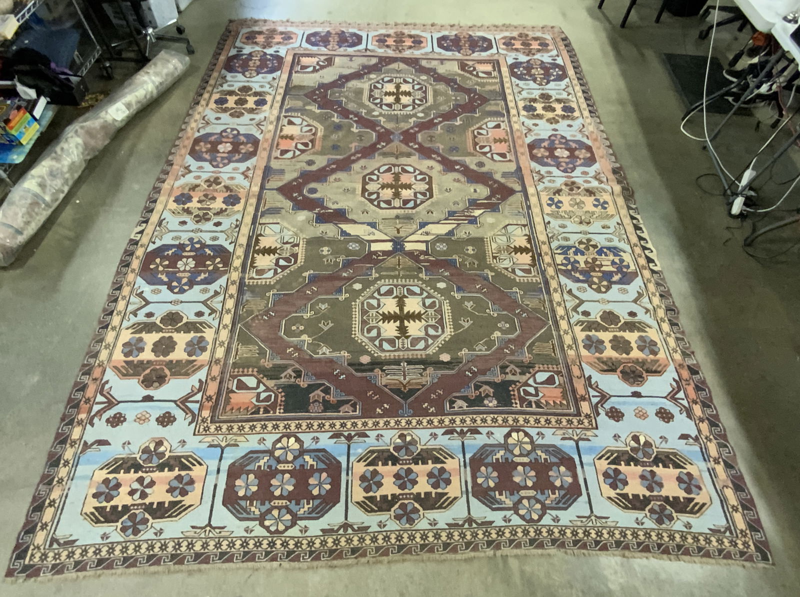 Vintage Handmade Persian Room Sized Rug (1 of 11)