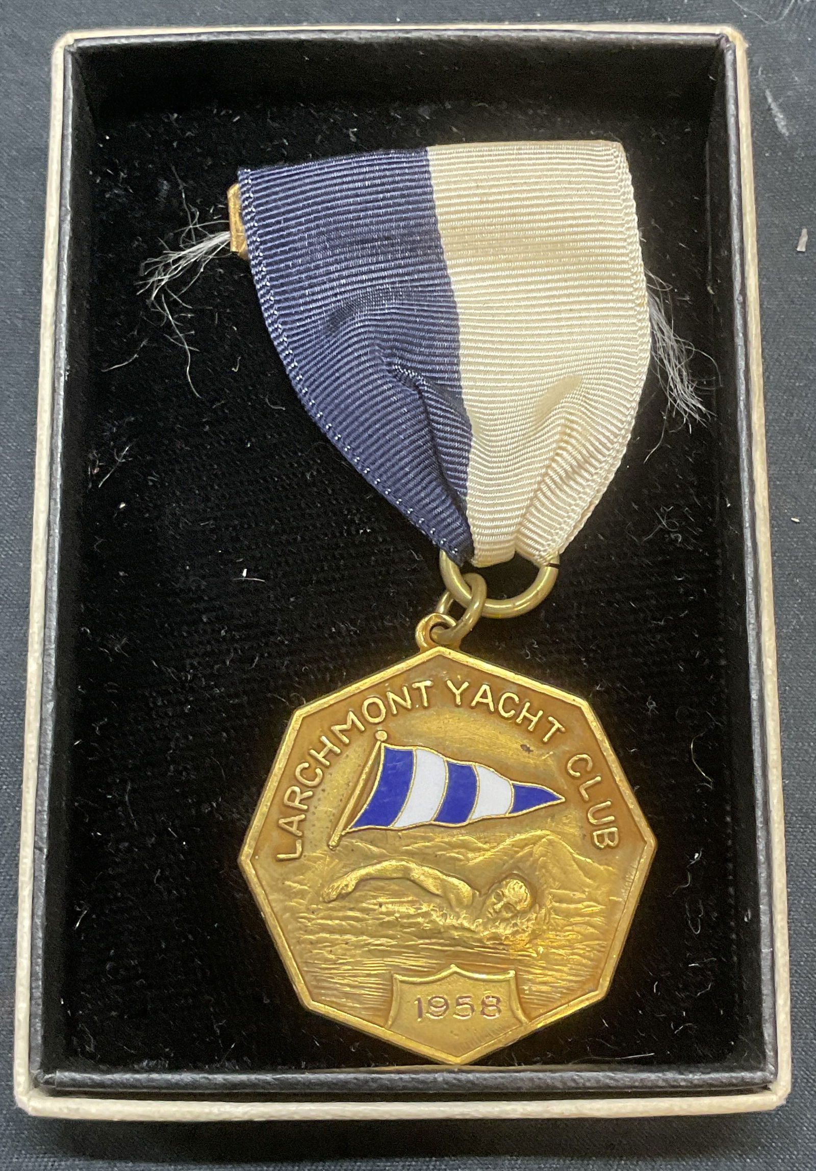 1958 Larchmont Yacht Club Medal, R. Stoll (1 of 6)