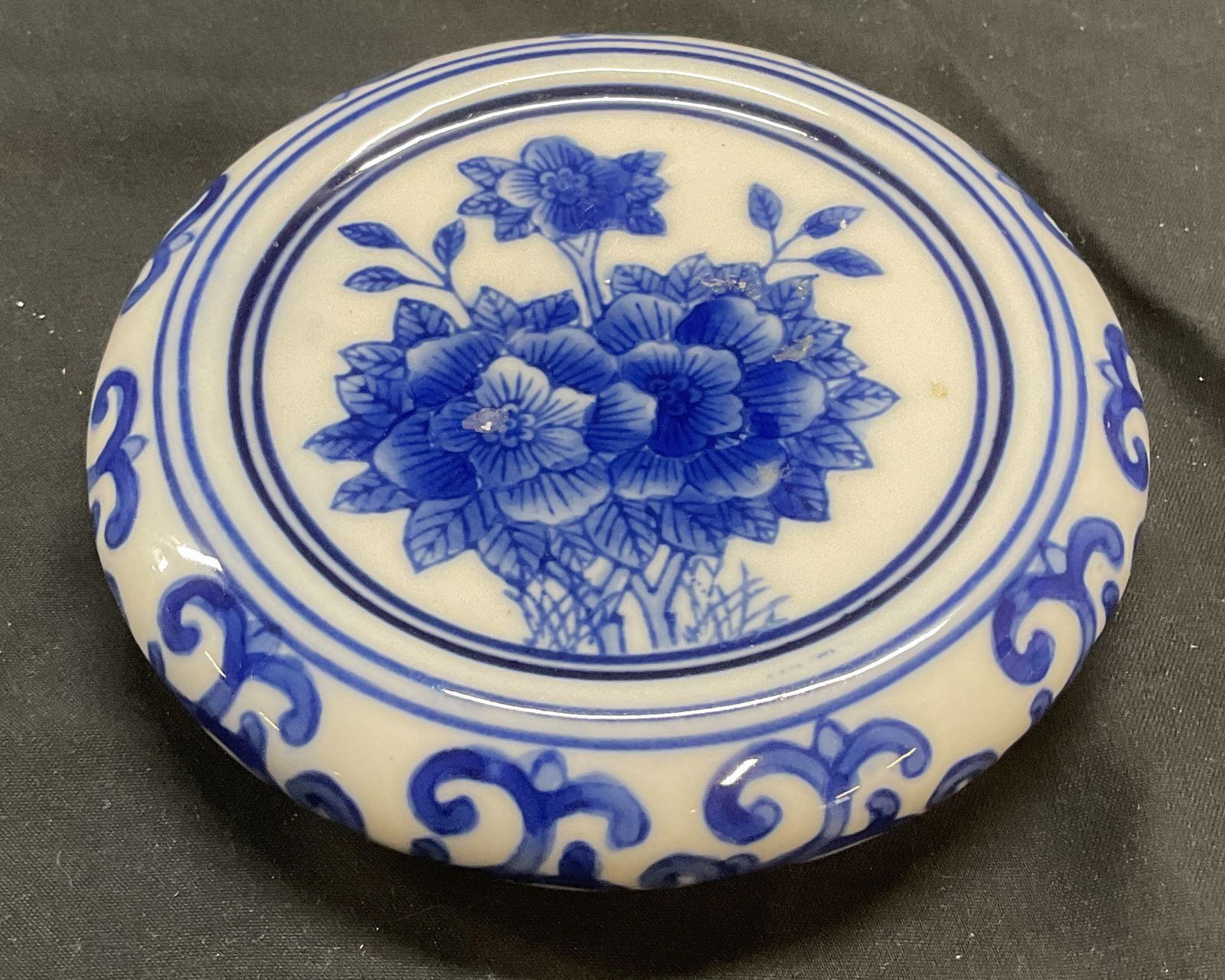 Signed Chinese Porcelain Plant Stand Base (1 of 6)