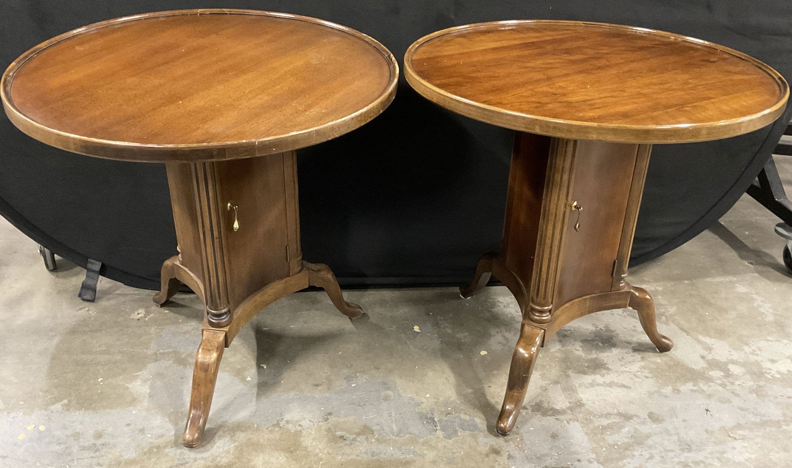 Pr Antique BRANDT Maryland Wooden Spice Tables (1 of 13)