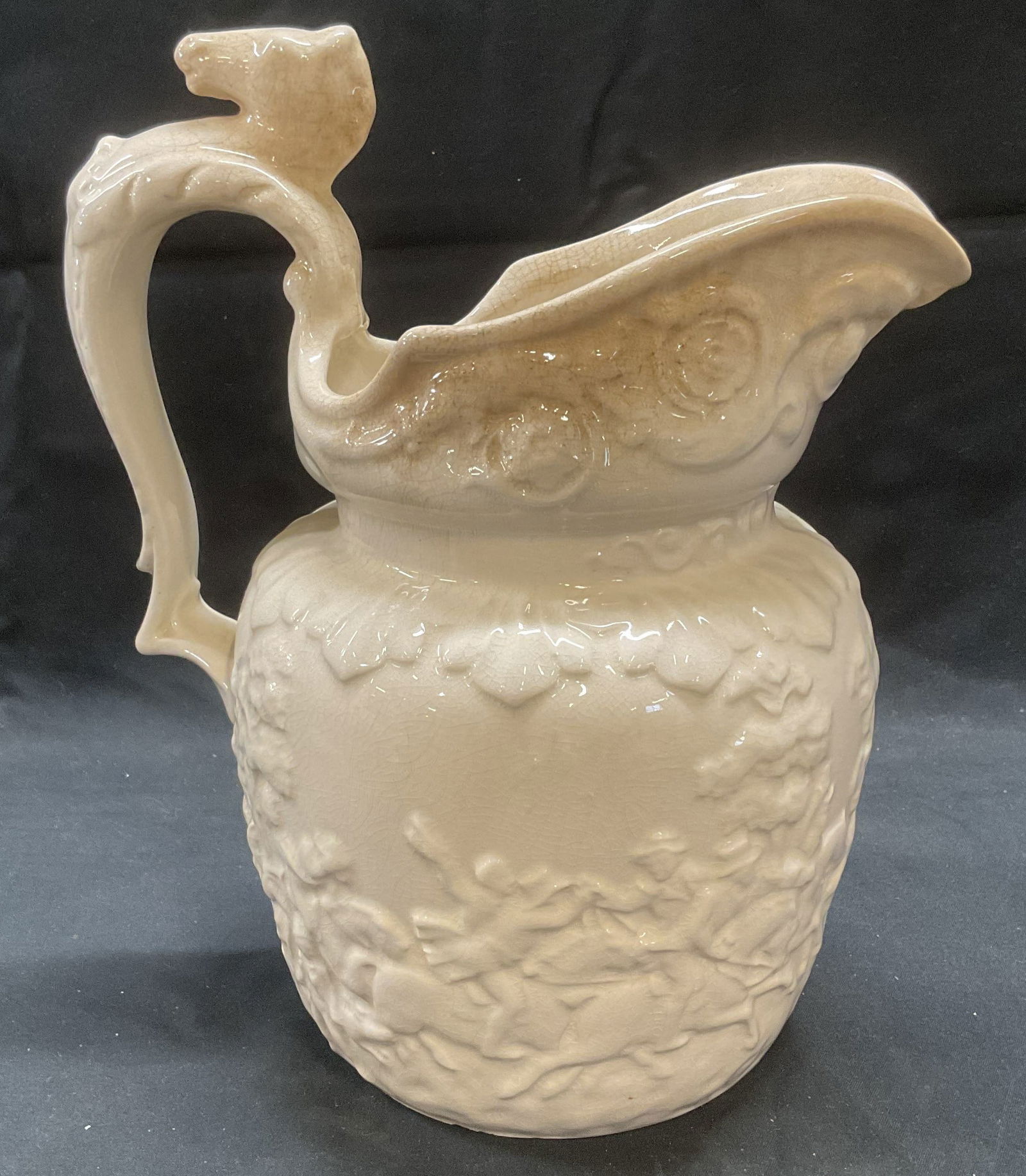 Arthur WOOD England White Ceramic Pitcher (1 of 9)