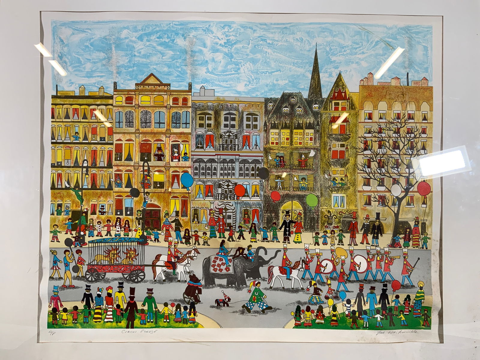 IVEL WEIHMILLER Circus Parade Ltd. Ed Serigraph (1 of 11)