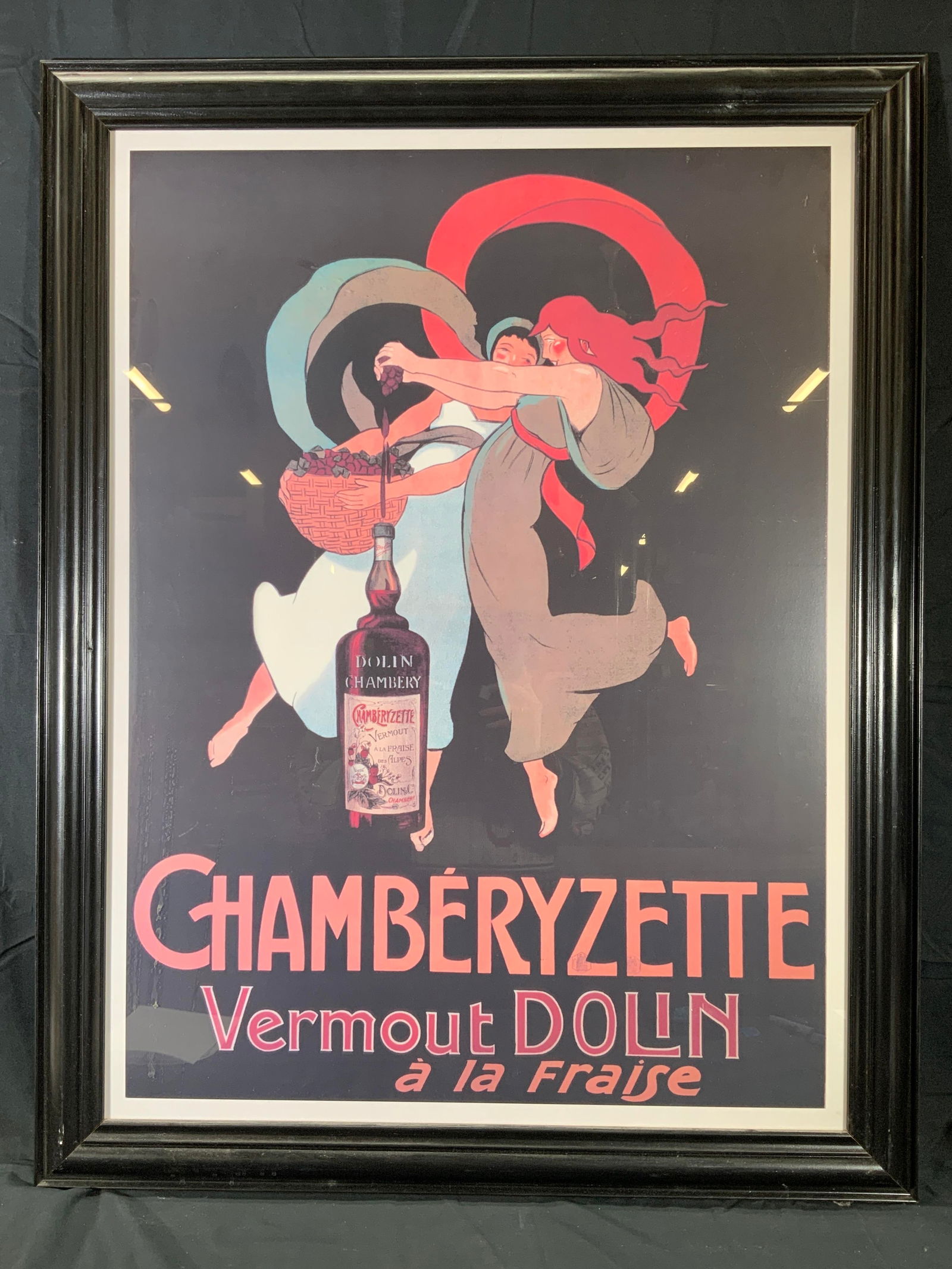 Chamberyzette Vermouth Dolin France Lithograph (1 of 9)