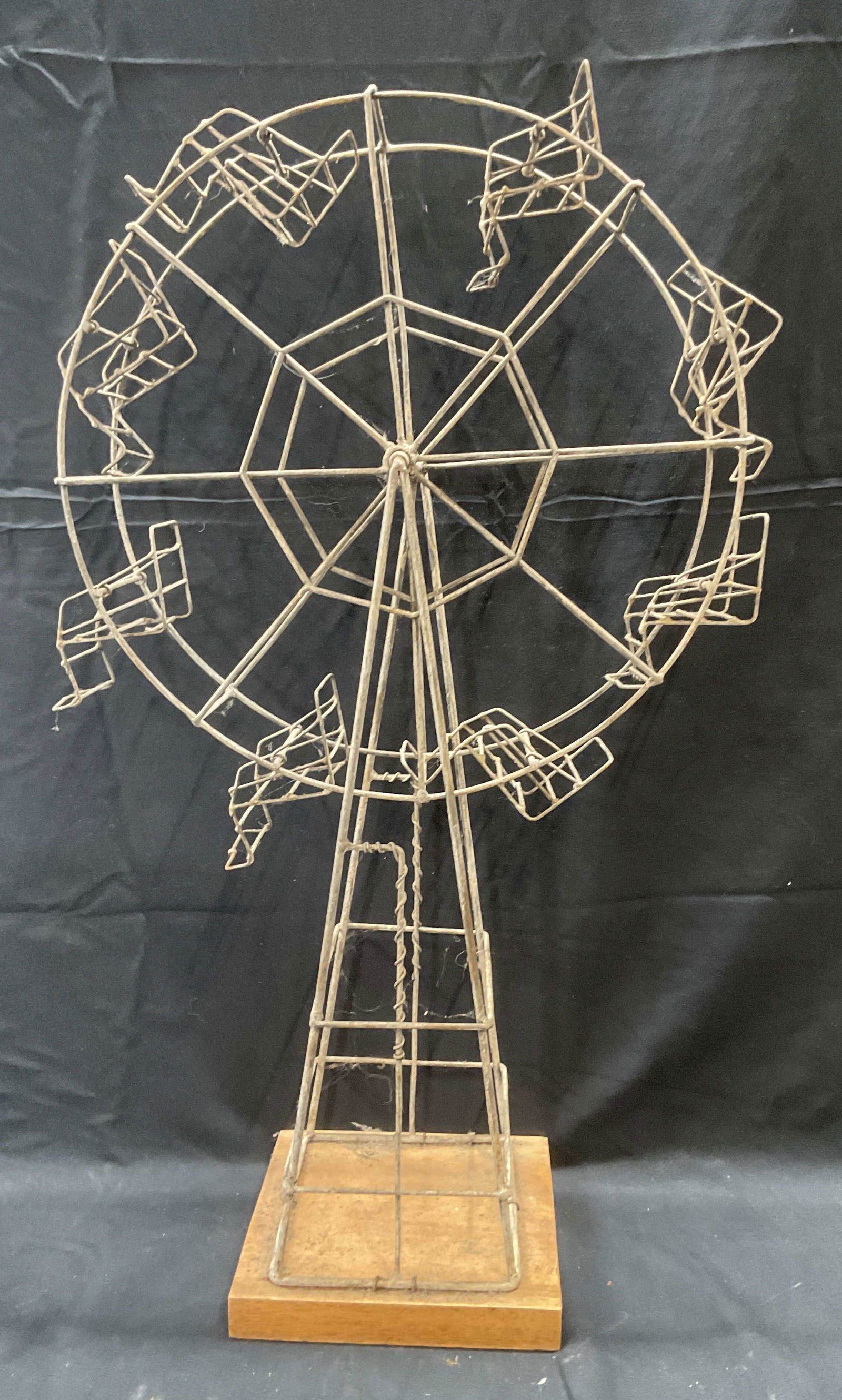 Metal Spinning Ferris Wheel Figural, 23 in Tall (1 of 6)