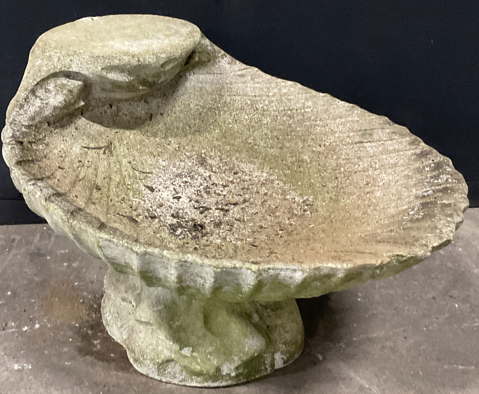 Vintage Cement Clamshell Garden Statuary (1 of 9)