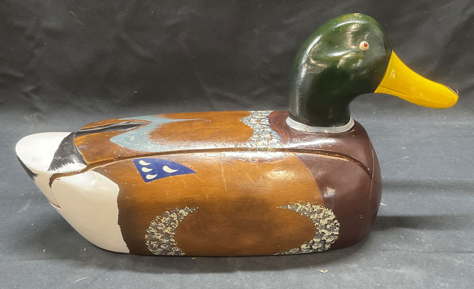 Vntg Telemania Wood Decoy Duck Telephone (1 of 7)